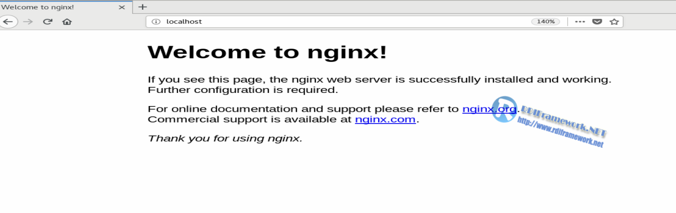 nginx启动界面