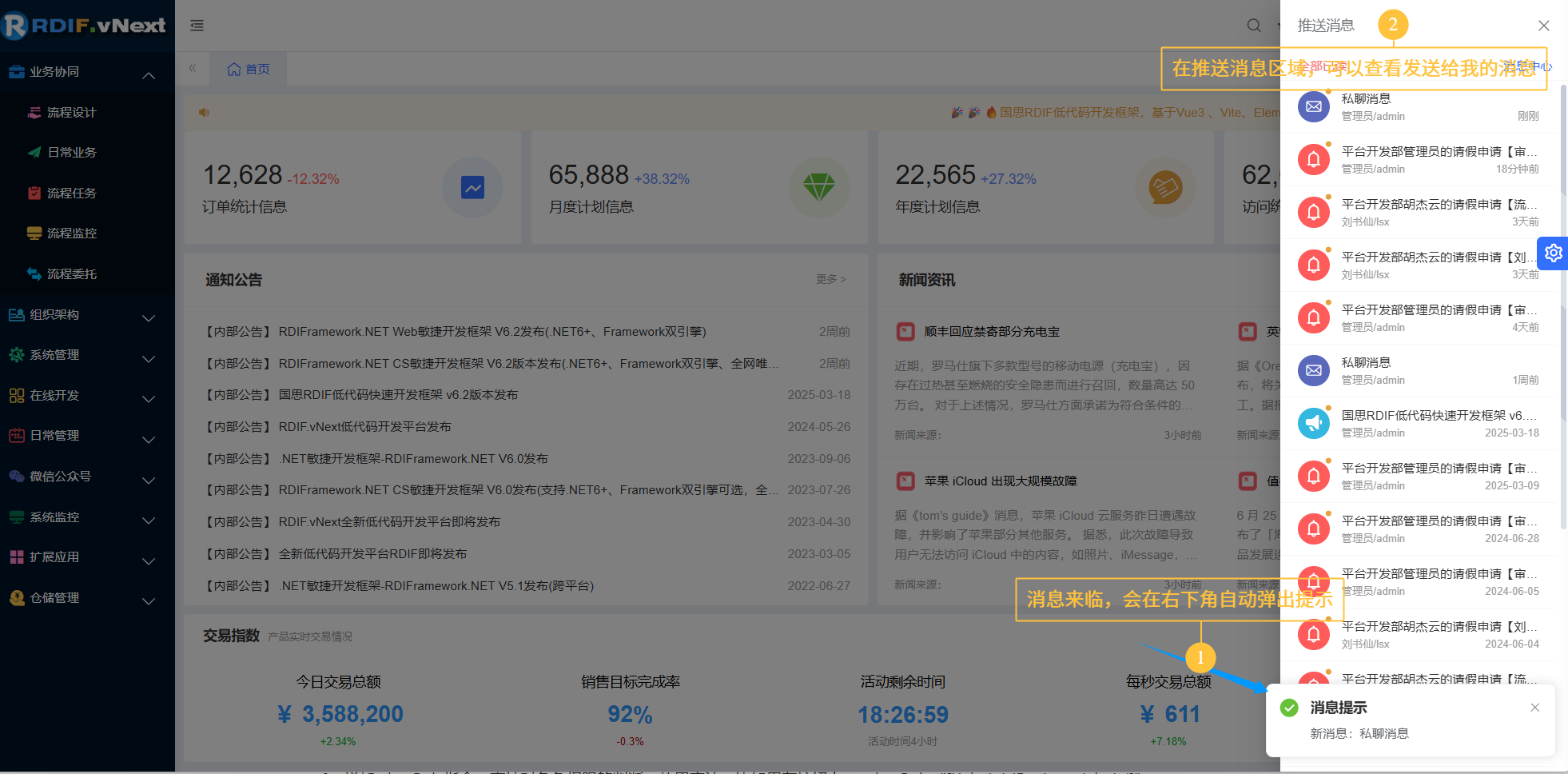 查看消息